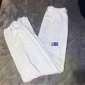 VINTAGE STYLE NBA logo Grey Sweatpants